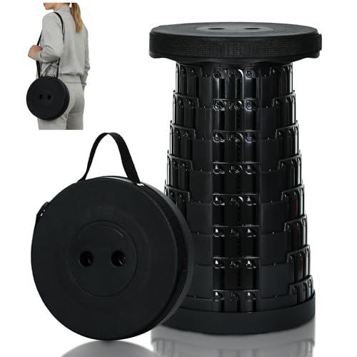 CXHSFNAL Upgraded Collapsible Stool Portable Folding Stools,Retractable Seat or Foot Rest,Foldable...