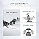 NEEWER Super Clamp mit 3 Dual Kugelkopf Magic Arm, Kamera Handyhalterung mit 1/4 3/8 Gewinde Cold Shoe Handyhalterung, Action Kamera Adapter kompatibel mit GoPro DJI iPhone 16 15 Pro Max ST88
