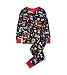 Hatley Boys' Organic Cotton Long Sleeve Printed Pajama Set