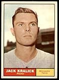 Jack Kralick Rookie Card 1961 Topps #36