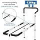 KingPavonini Aufstehhilfe Bett für Senioren, Verstellbare Aufstehhilfe mit Ergonomisch Geformtem, Rutschfestem Griff und Aufbewahrungstasche, für Senioren, bis 136 kg, Werkzeuglose Montage