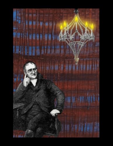 Urban Texture: Man with a Burning Lamp: A Surreal Handmade Collage Notebook