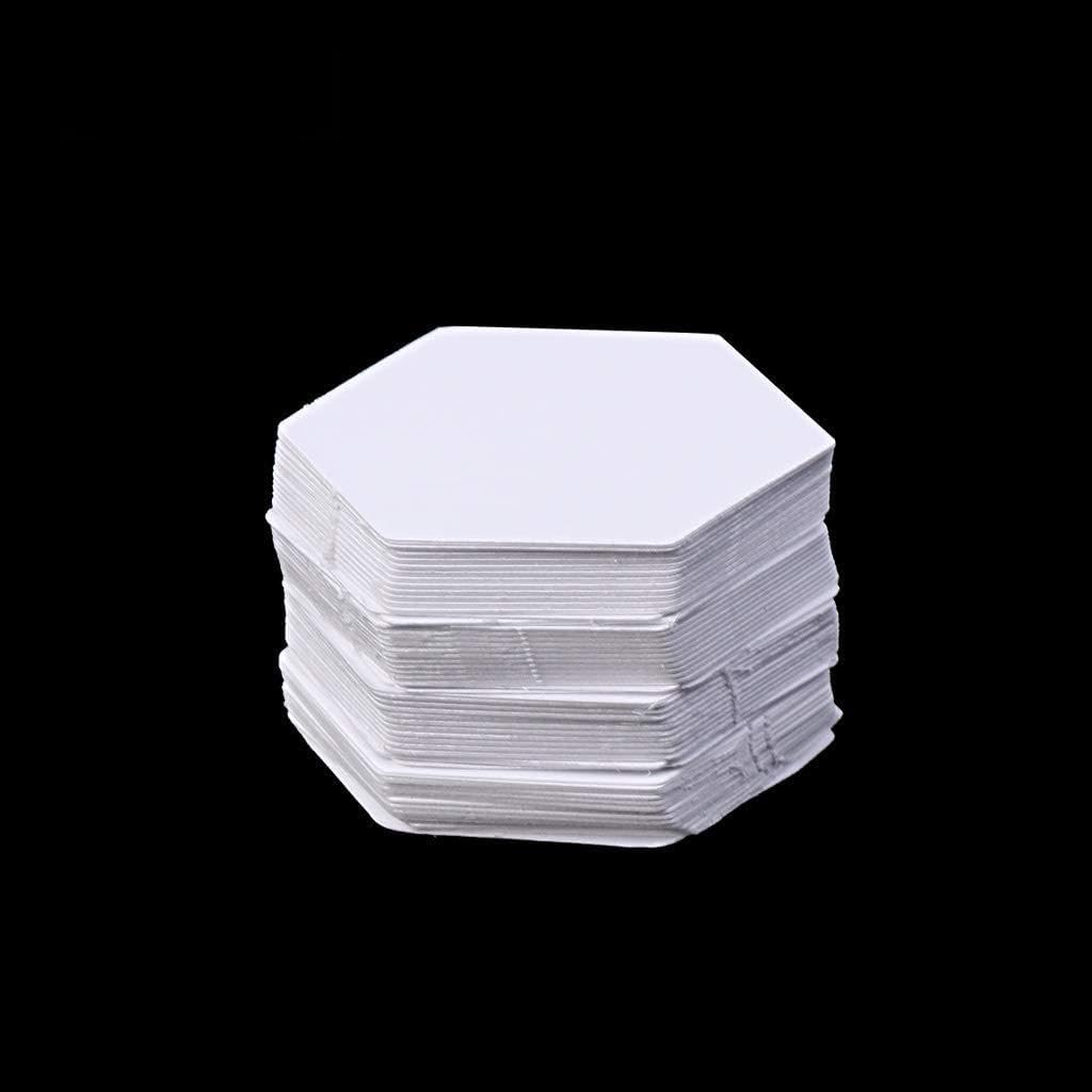 Lerpwige 100Pieces 22mm Paper Cutout Quilting Templates Hexagon Paper Template Sewing Accessory For Quilting Patchwork Craft Sewing Craft