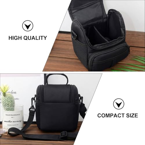 Bolsa para Cámara DSLR STOBAZA Estuche Negro con Compartimentos 3