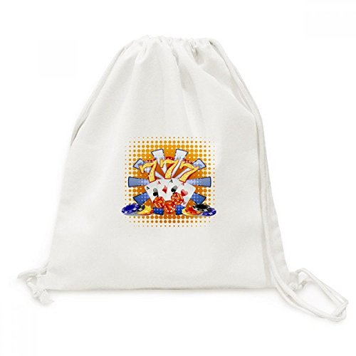 Sac cordon toile poker casino compact pour éviter l'encombrement lors de vos déplacements