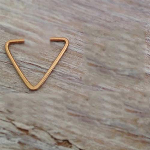 Amazon.com: Serius Nose Ring Handmade Piercing Jewelry Triangle 