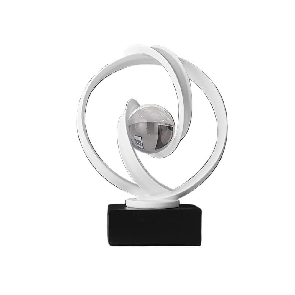 QINGGANG-0224 Desktop Decorations Home Decoration Modern Style Resin Statue Ornaments Suitable for Living Room Bedroom Office Bookshelf Desk