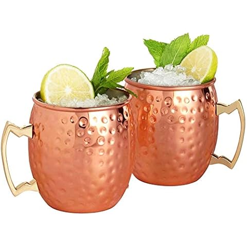 CNNIK Tazas de Cobre de Moscow Mule Juego de Dos Copa de cóctel Cover