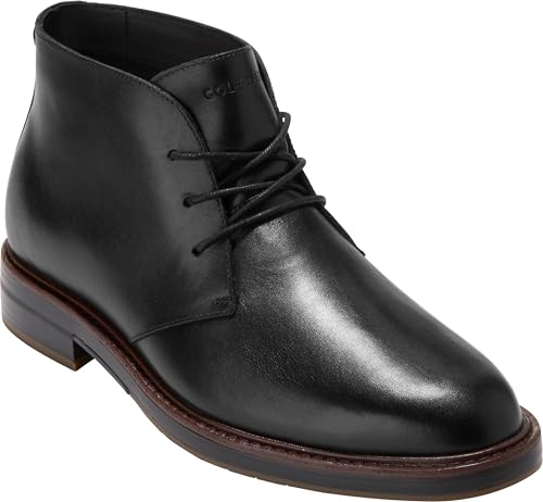 Cole Haan Cole Haan Men's Boots - Judson Grand Chukka, Black Waterproof/Black/Black, 11-M US