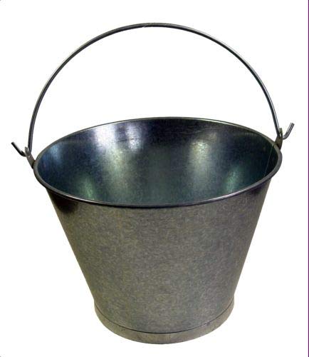 Imex El Zorro 5060012 Oryx 05060012 Cubo Zinc Metal Galvanizado Multiusos 8 litros, Abre botellas, 25 x 19 x 22 (alt.) cm 8 lts