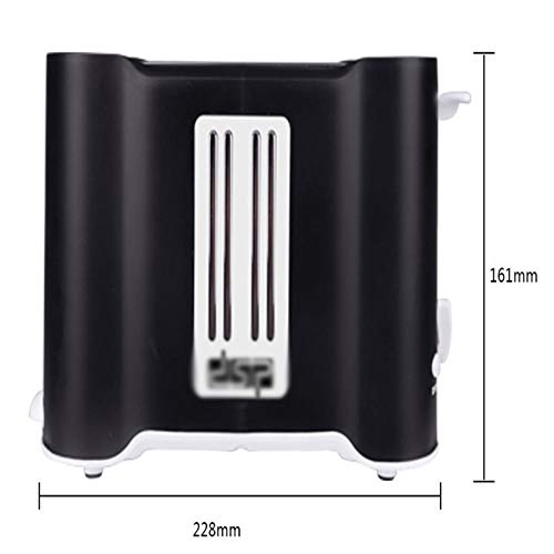 SMEJS Toaster Edelstahl Toaster Heim Toaster 2 Scheiben Toast Frühstück Toaster Ofen Toaster Edelstahl Automatik (Color… – Bild 3