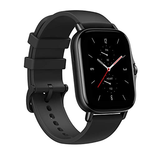 Amazfit Gts 2 Smartwatch Orologio Intelligente, Alexa Integrato, Amoled Da 1,65', Chiamata Bluetooth, Nero, ‎4.28 x 3.5 x 0.97 cm; 36 grammi