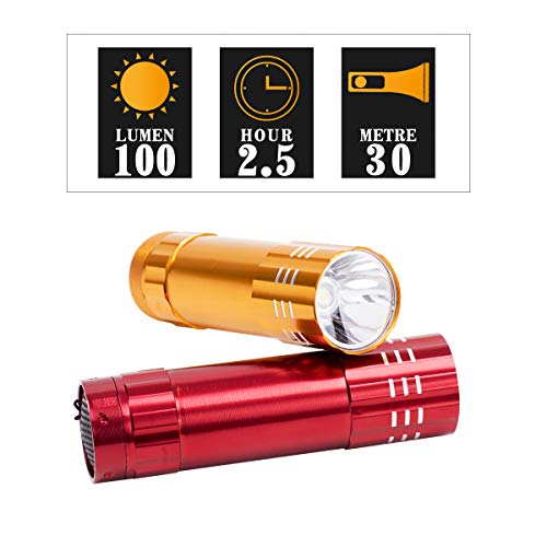 Kunhe W30 Aluminum Small Mini Flashlights Pack Of 30 Bulk With Batteries And Colorful Lanyard For Kids Cheap Flashlights For Party Favor School Night Reading And Camping #TOP2