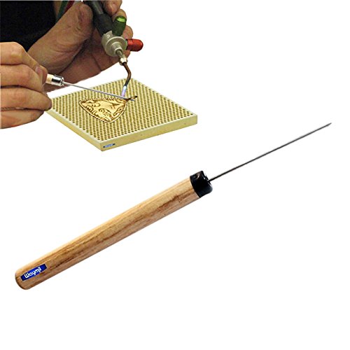 Tungsten Soldering Pick High Temperature For Platinum Gold Silver Wood Handle Jewelry Repair Tool