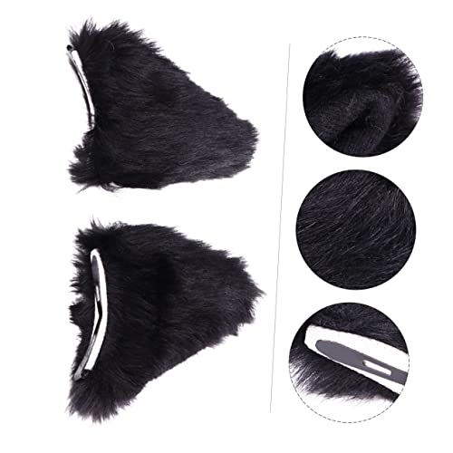 Orejas de gato peludas pasador para peinados de halloween y cosplay anime 2