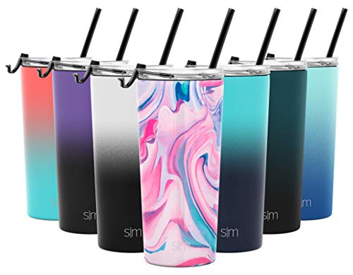 Simple Modern 20oz Classic Tumbler Travel Mug with Clear Flip Lid & Straw
