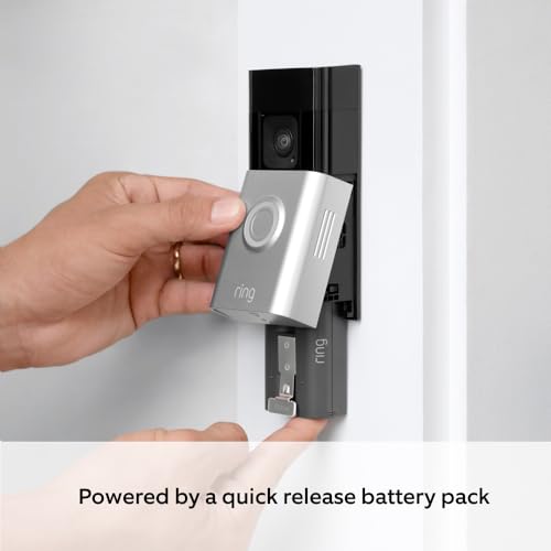 Ring Battery Video Doorbell Plus (Newest gen) | DIY Wireless Video Doorbell Camera with 1536p HD Video, Head-To-Toe View, Quick Release Battery Pack | Easy to install (5min) - Image 6