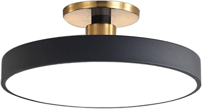LHX LED-ronde plafondlamp, lampen, daglicht wit 6000K, woonkamer, slaapkamer, keuken, balkon corridor, diameter 30cm18w, diameter 40cm28w, diameter 50cm40w (Color : A, Size : 40CM)