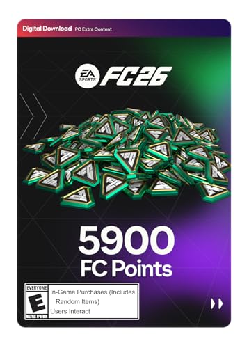 EA SPORTS FC 26 - FC Points 5900 - PC EA App [Online Game Code]
