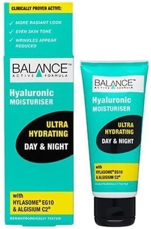THREE PACKS of Balance Active Formula Hyaluronic Moisturiser 50ml