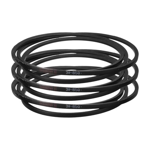 Courroies 3V850 trapézoïdales antidérapantes lot de 3 pour un transfert d'énergie optimal