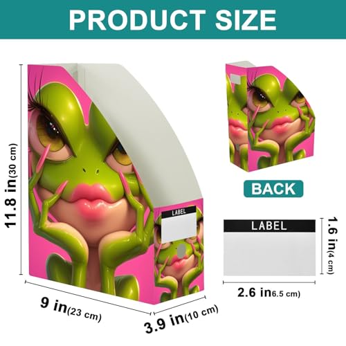 Porte-documents pliables grenouille lot de 3 idéal pour la rentrée - 3