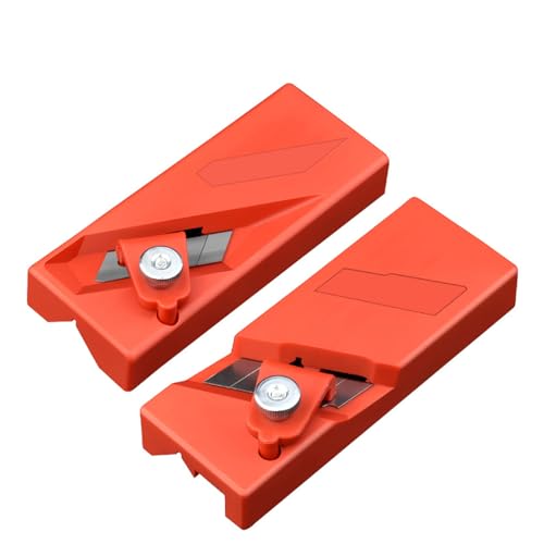 Pialla professionale per smussatura con lama in lega SK5, struttura in ABS resistente per la lavorazione del legno, cartongesso, rifilatura e smussatura dei bordi a 45 gradi (slot singolo/doppio
