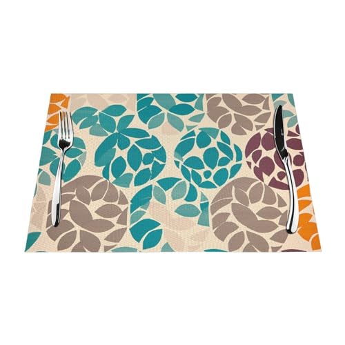 Set de table antidérapant et imperméable lavable pour protéger la table