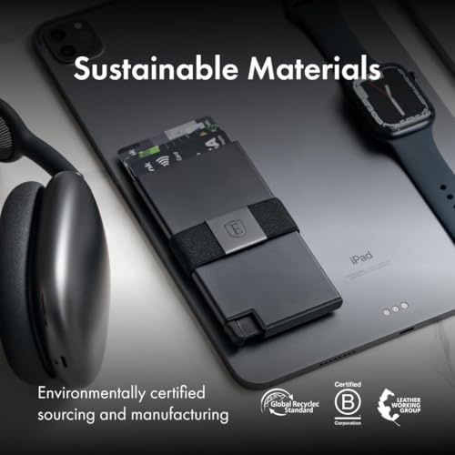 Image of Ekster Aluminum Cardholder Wallet for Men | Metal Wallets with RFID Blocking Layer | Slim & Minimalist Aluminum Wallet with Push Button for Quick Card Access