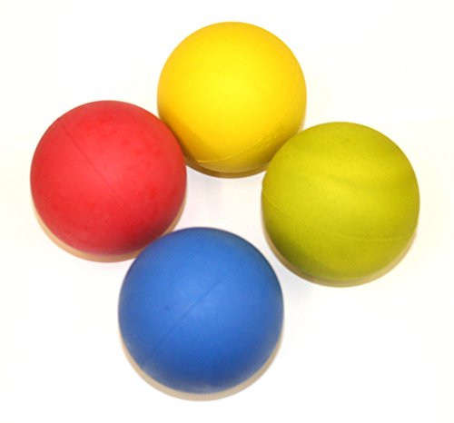 Hyfive Floating Rubber Balls for Dog Fetching/Training Launcher Balls Mixed Colours Pack of 24