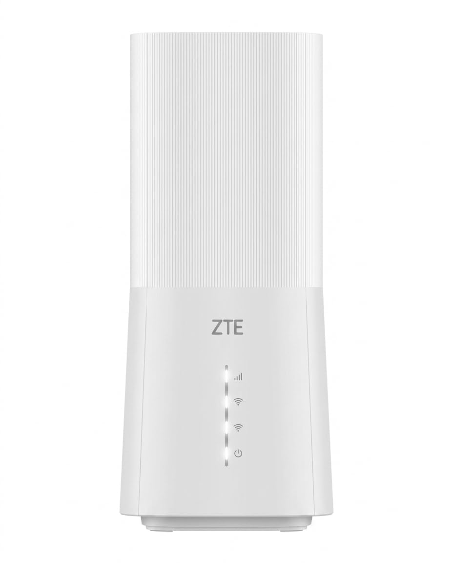 ZTE Routeur G5B2 5G AX3600 Wi-Fi 6 CPE intérieur, jusqu'à 3,03 Gbps, double bande, sans SIM, 2 ports Gigabit, pour jusqu'à 64 appareils