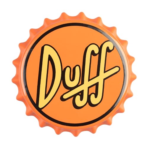 Grupo Erik: The Simpsons Calamita con Apribottiglie in Metallo – Gadget da Cucina Duff Beer con Licenza Ufficiale