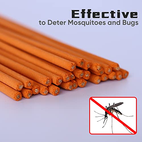 Seekbit 90 Pack Mosquito Repellent Outdoor Incense Sticks | Citronella Incense Sticks Plant Based Essential Oils | Non Toxic And Deet Free | Anti- Mosquitos Repellent Incense Sticks For Patio Picnic #TOP2