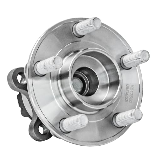 Image of Detroit Axle - FWD Rear 2pc Wheel Bearing Hubs for Ford Edge Lincoln MKX Continental Nautilus, 2 Wheel Bearing & Hubs Assembly Replacement