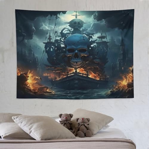 Tapisserie navire pirate pour creer une ambiance evasion dans votre chambre