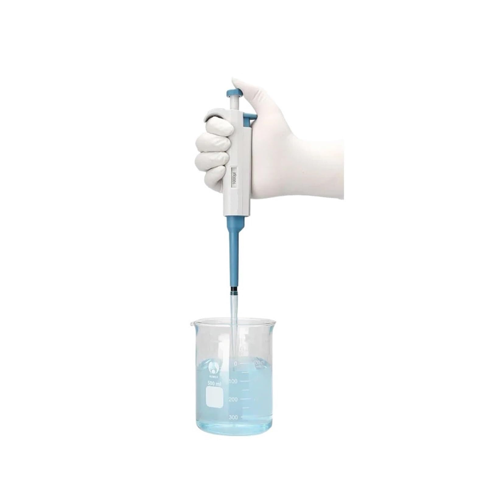 Pipette Laborpipette, Wirtschaftliche Mikropipette, Einkanalig, Verstellbares Volumen, Mechanisch für Labor(1000ul)