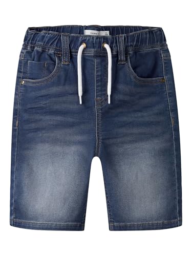 NAME IT Jungen Nkmryan Jogger Dnm L 6300-th Noos Shorts, Dark Blue Denim, 152 EU