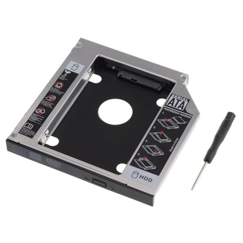 Adaptador Caddy Universal 9.5mm SATA a SATA para Disco Duro Laptop miniatura 1