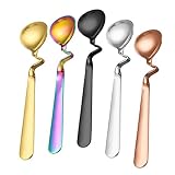 Cuillère à miel lisse - avec un long manche, vous pouvez utiliser une cuillère pour mélanger , , jus et manger des desserts, cuillères à café