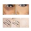 Waterproof Full Coverage Concealer With Primer Sponge Set, Smooth Matte Flawless Creamy Liquid Foundation Corrector Makeup Kit for Face Eye Dark Circles Spot Acne Scar Cover (0.2Fl, Natural)