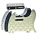 Dopro Metal Diamond Plate 8 Hole Modern Tele Pickguard with Diamond Plate Tele Control Plate and Screws for American/Mexican FD Telecaster Black