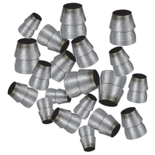 Operitacx 20 pezzi Cunei Rinforzati per Utensili da Giardinaggio Zeppa in Ferro per Martello Slitta Kit Accessori Antiscivolo e Sicurezza Kit Misure Diverse