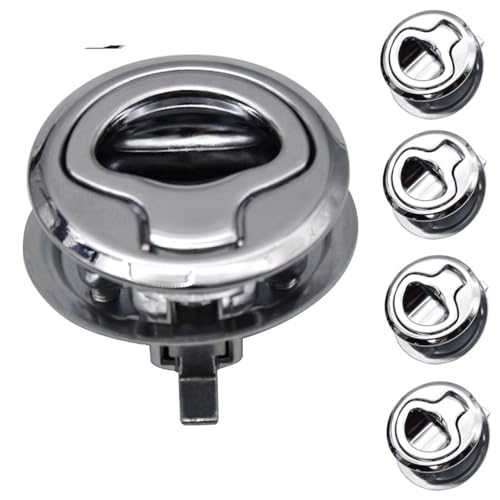 5Pcs Marine Grade Stainless Steel Flush Pull Locker Hatch Latch Lift Handle