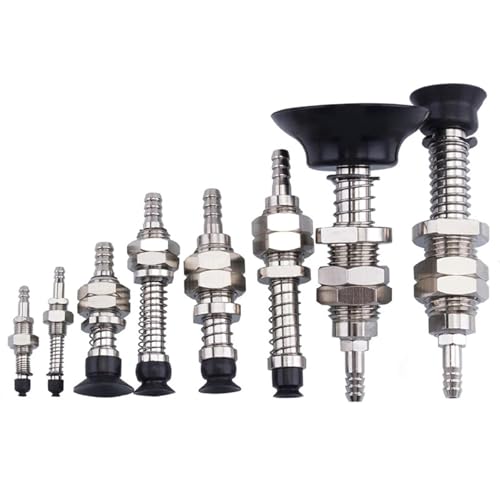 1Pcs Robotic Vacuum Suction Cup Fittings Suction Cup Accessories Industrial Pneumatic Accessories Corrosion Resistance(PAFS-10X10)