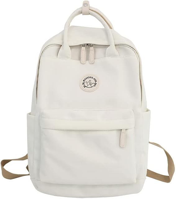 Kawaii Backpack Cute Simple Ita Bag with Pendant Accessories Aesthetic Multi-Pockets Tote Bag Back to School Supplies