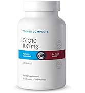 Cooper Complete - CoQ10 100 mg - CoEnzyme10 Ubiquinol Supplement - 30 Capsules Pack of 1