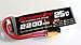 RoaringTop LiPo Battery Pack 25C 2200mAh 3S 11.1V with XT60 Plug for RC Car Boat Truck Heli Airplane