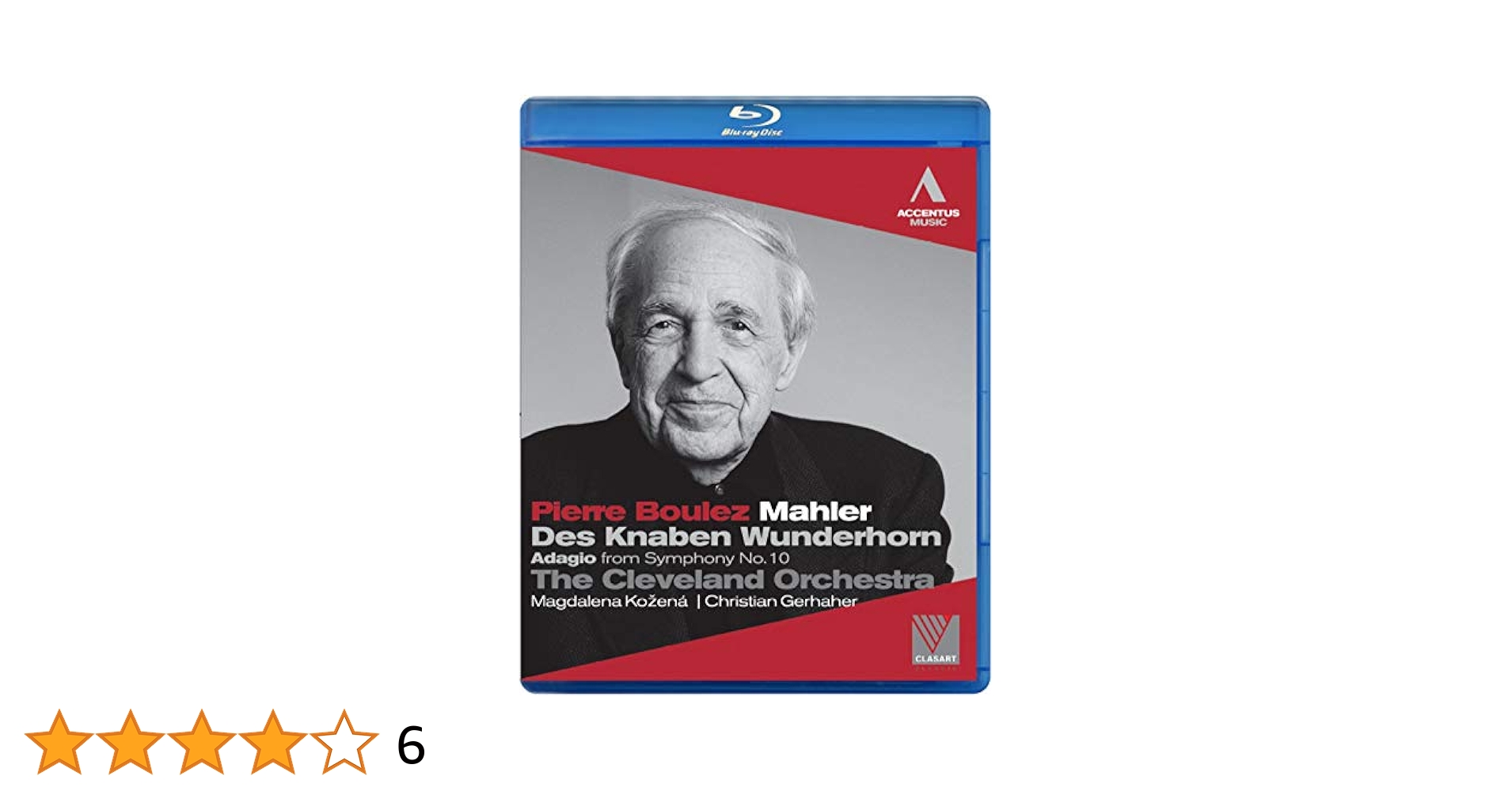 (未使用･未開封品)　Das Knaben Wunderhorn / Adagio from Symphony 10 [Blu-ray] [Import] 7z28pnb Boulez & The Cleveland Orchestra - Mahler: Des Knaben