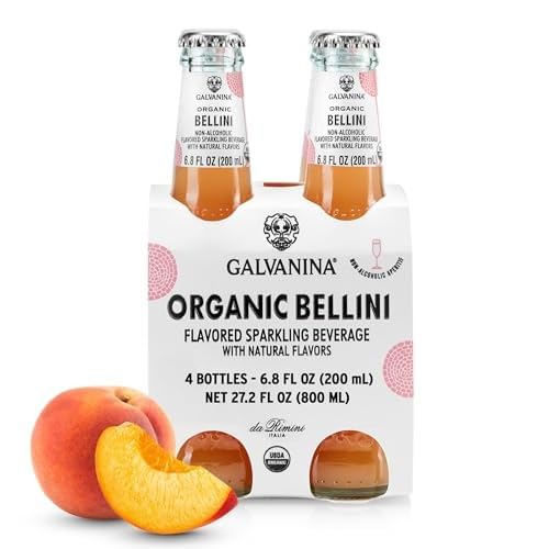 GalvaniNon-Alcoholic Natural Cocktail Spritz 4 Pack Organic 27.2 fl oz (Pack of 6)