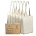 JL ECO 6 Blank Canvas Tote Bag with Inner Pocket - 12 oz. Heavy Duty Canvas Bags with 28" Long Handles - Easy to Carry Canvas Grocery Bags - Canvas Bag for Crafts and HTV - Canvas Tote Bags Bulk